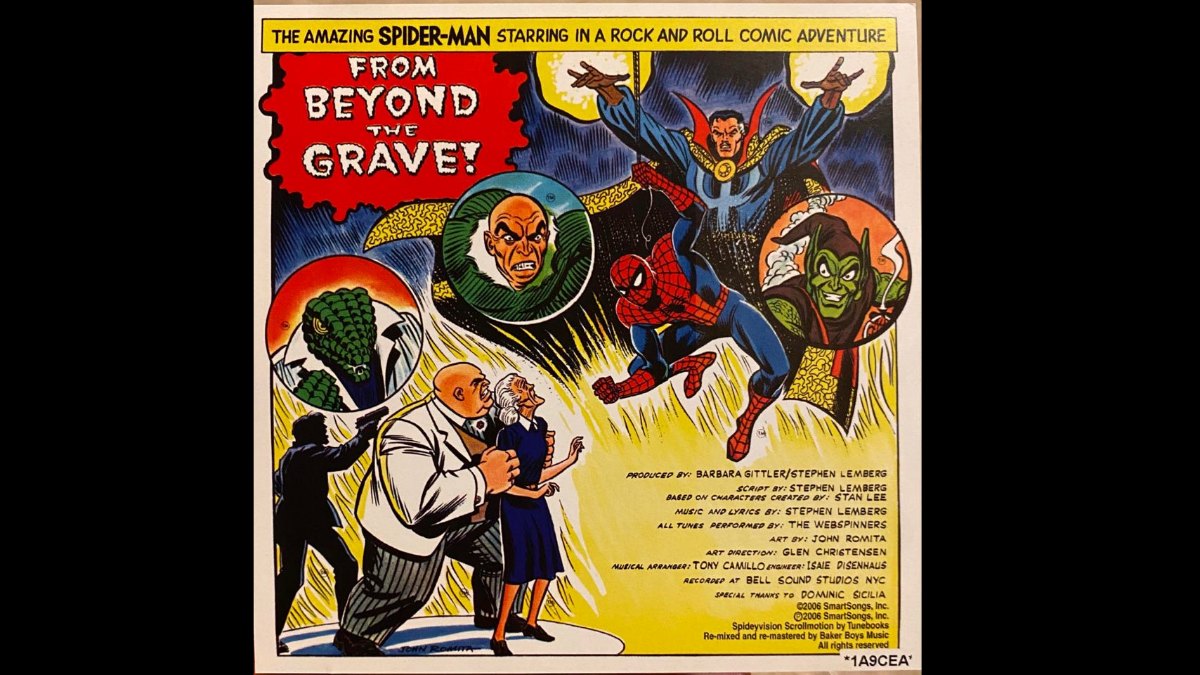 1972 Amazing Spider Man From Beyond The Grave - Budda Records Inc - John Romita