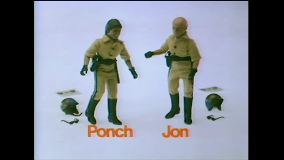 1979 Mego CHiPs action figures - Ponch and Jon